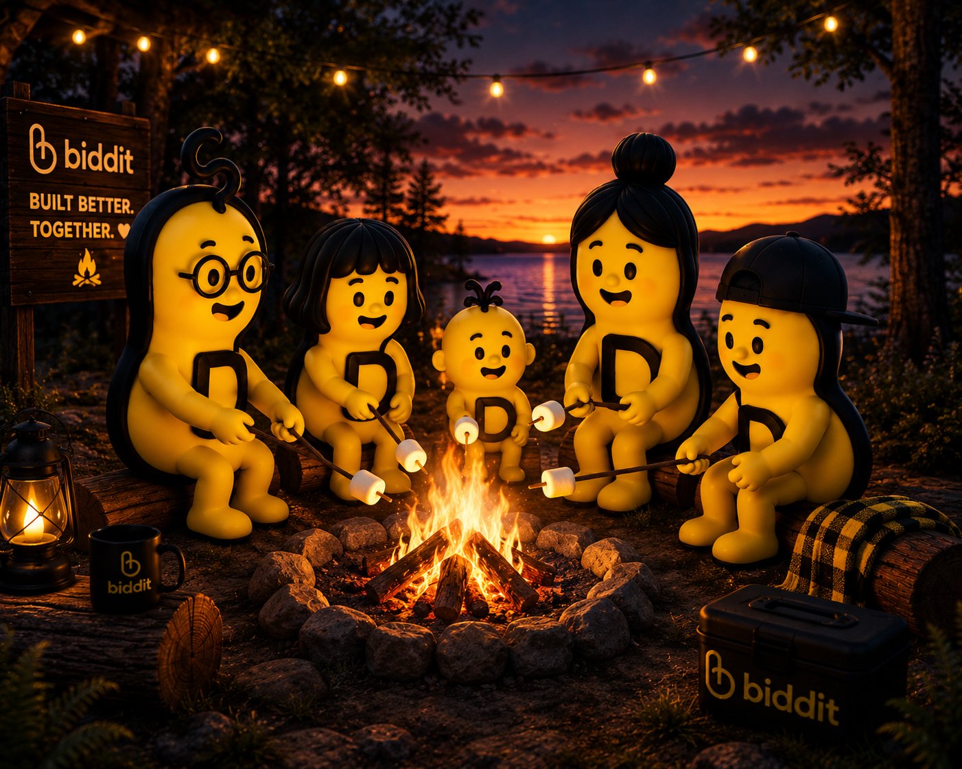 Biddit campfire