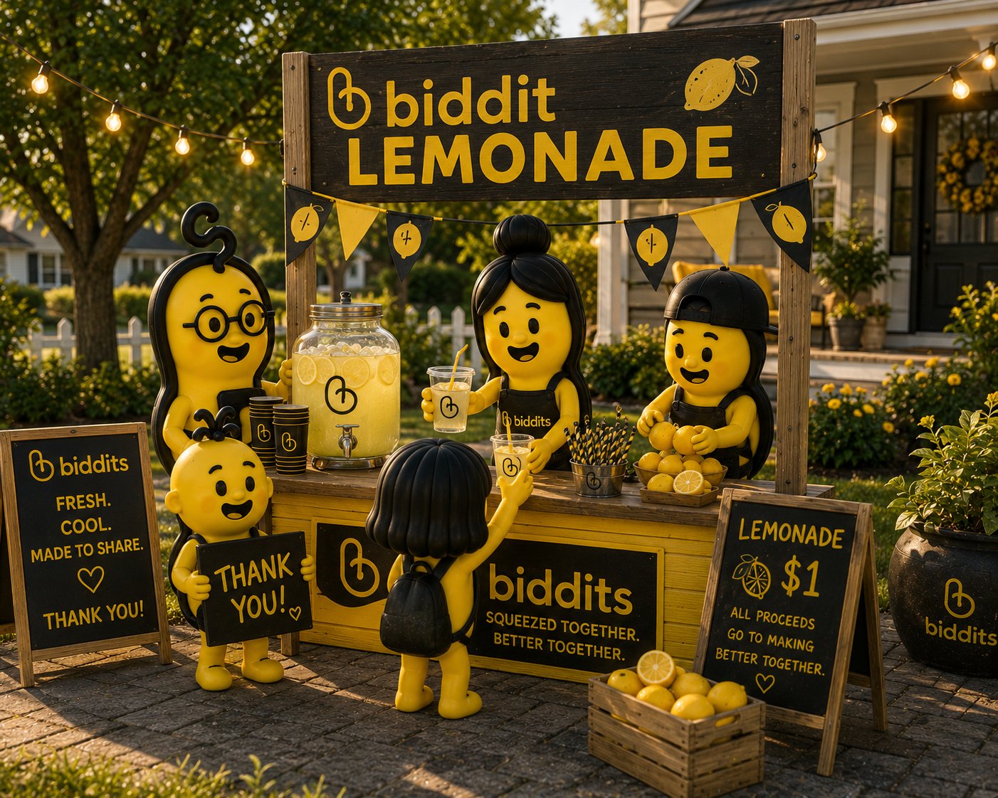 Biddit lemonade stand